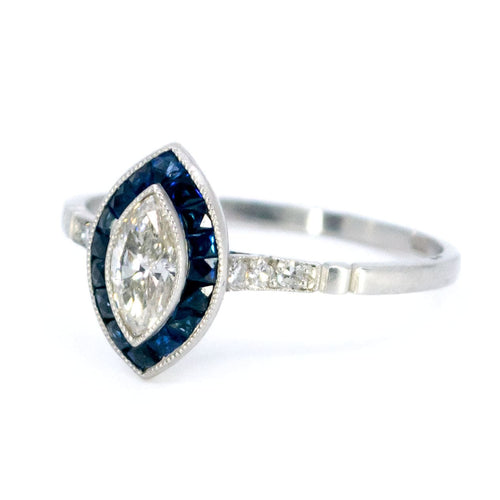 Bague 54.4 Bague Diamant, Saphir 58 Facettes 5506DF0FC7704E3C87F17676989601ED