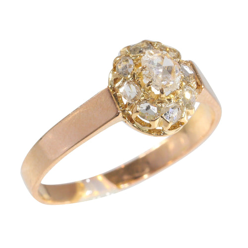 Bague 59 Bague en or rose, diamants 58 Facettes 22347-0071