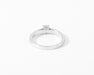 Ring Vintage solitaire diamond ring in white gold 58 Facettes 0