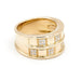 Ring 53 Band Ring Yellow Gold Diamond 58 Facettes 2031592CN