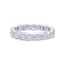 Bague 52 Alliance or blanc et diamants. 58 Facettes 32546