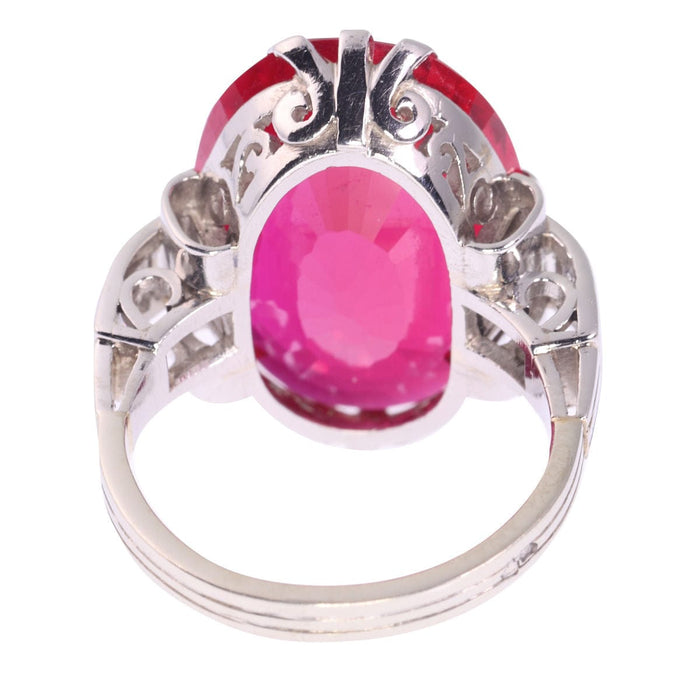 Bague 53 Bague verneuil rubis et diamants 58 Facettes 14028-0010