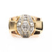 Ring 49 Tank ring Rose gold Diamond 58 Facettes 1986231CN