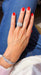 Platinum Diamond Garter Ring Ring 58 Facettes 1