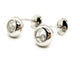 Boucles d'oreilles Chopard Boucles d'oreilles Puces Happy Diamonds Or blanc Diamant 58 Facettes 1468728CN