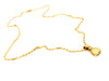 Necklace Necklace Chain + pendant Yellow gold Diamond 58 Facettes 879541CN