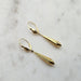 Earrings Drop-shaped dangling earrings Yellow gold 58 Facettes