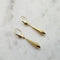 Boucles d'oreilles Boucles d’oreille pendantes forme gouttes Or jaune 58 Facettes