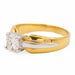 Bague 56 Bague Solitaire Or jaune Diamant 58 Facettes 578381CD