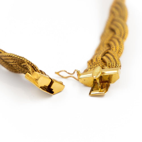Bracelet Bracelet Tressé Or jaune 58 Facettes 1801294CN