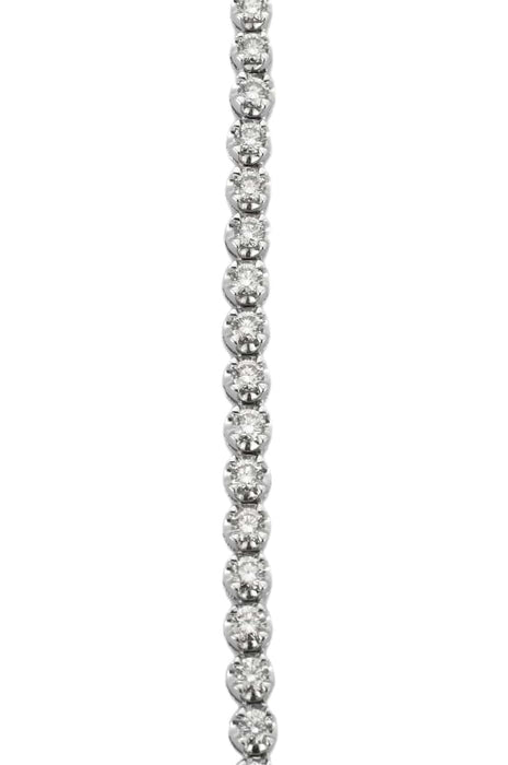 Collier Collier Rivière Or blanc Diamants 58 Facettes BO/230058