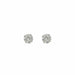 Boucles d'oreilles Puces d'oreilles diamants 0.24 carat or blanc 58 Facettes 22-174