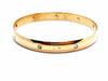 Yellow Gold Ruby Bangle Bracelet 58 Facettes 997177CN