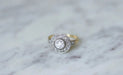 Bague Bague Belle Epoque ronde diamants 58 Facettes