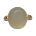 Ring 53 Pomellato ring, "Luna", natural gold, diamonds and moonstone. 58 Facettes 31730