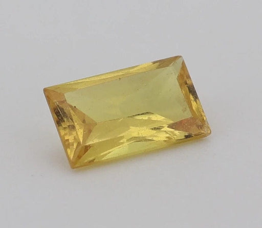Gemstone Saphir jaune non chauffé non traité 0.47cts 58 Facettes 158