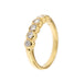 Bague 56 Demi alliance diamants 0,50 ct 58 Facettes 14330