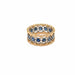 Ring 53 BUCCELLATI - Gold Band Ring Eternal Sapphire Diamonds 58 Facettes