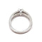 Bague Solitaire diamant or blanc 58 Facettes