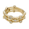 Bague 56 Bague or jaune diamants. 58 Facettes 31771