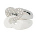 Ring 51 Poiray “Sceau de Coeurs” ring in white gold, ceramic and diamonds. 58 Facettes 31458