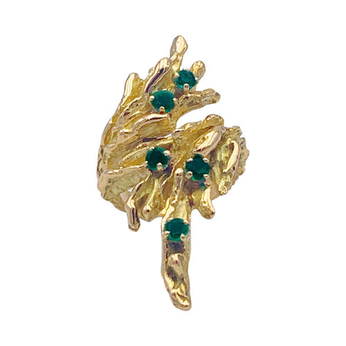 Bague 50 Bague Chaumet or jaune, émeraudes. 58 Facettes 32920