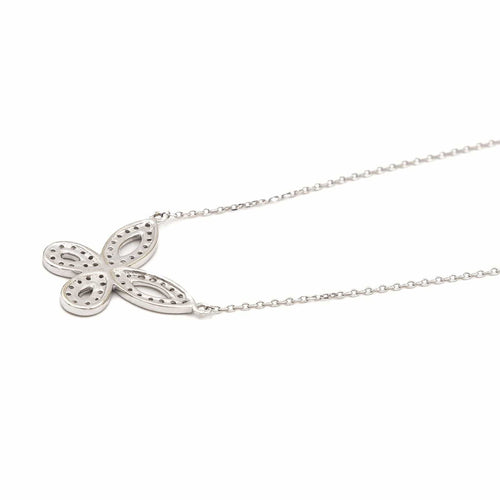 Collier Collier Or blanc Diamant 58 Facettes 2303523CN