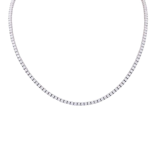 Collier Collier rivière en or blanc, diamants. 58 Facettes 33220