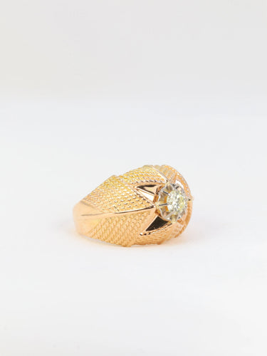 Bague Bague or jaune et diamant 58 Facettes 348