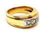 Ring 47 Art Deco Ring Yellow Gold Diamond 58 Facettes 1513886CN