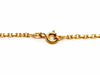 Necklace Cable link necklace Yellow gold 58 Facettes 1468338CN