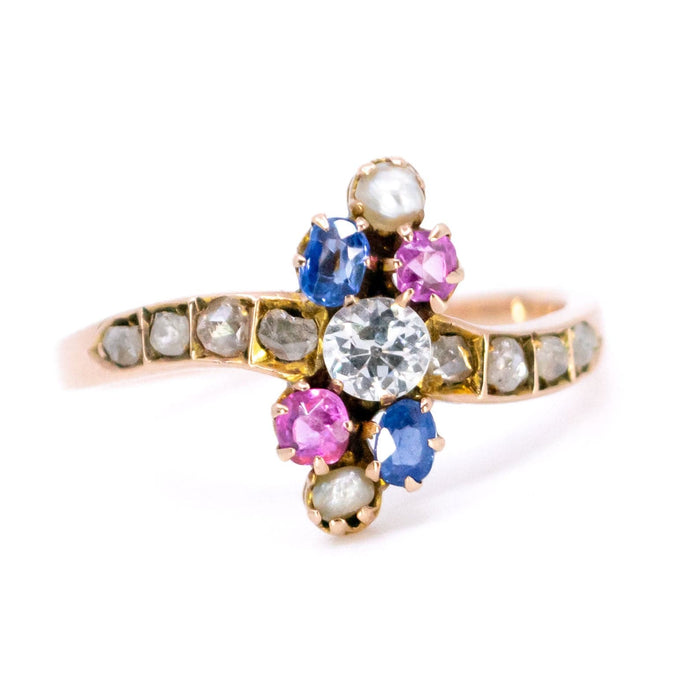 Bague 53 Bague Or jaune Diamant Perle Rubis Saphir 58 Facettes 3F5425ABC9734D598422D7412A27156B