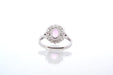 Ring 52 Pink sapphire and diamond ring 58 Facettes 25429 25445