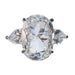 Bague 52 Bague diamant ovale 4,03 ct 58 Facettes 22294-0064