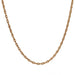 Yellow gold chain necklace with double links 58 Facettes CVCH15