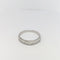 Bague Alliance or blanc et diamants 58 Facettes 25583