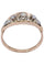 Bague 57 BAGUE JARRETIERE DIAMANTS ART NOUVEAU 58 Facettes 071081