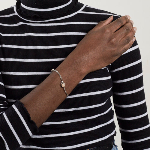 Bracelet POIRAY – Bracelet INDIRA Quartz rose Diamants 58 Facettes