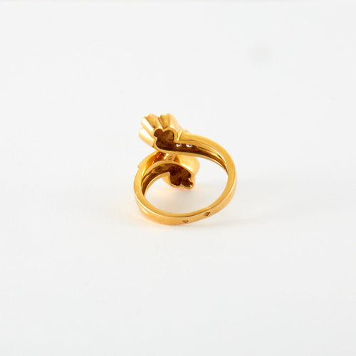 Bague Bague Or jaune & diamants 58 Facettes