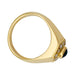 Ring 54 Cartier yellow gold ring with diamonds and sapphire. 58 Facettes 31678