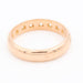 Ring 55 Half wedding ring Rose gold Diamond 58 Facettes 1653928CN