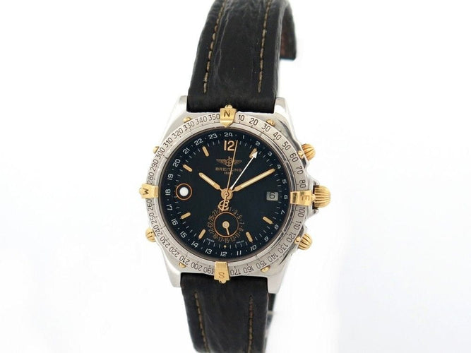 Montre vintage montre BREITLING duograph en acier automatique 58 Facettes 255108