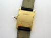 Louis CARTIER tank watch 2442 quartz 30 mm in 18k gold crocodile 58 Facettes 220473