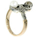 Ring 57 Ring you and me, diamond, pearl 58 Facettes 15026-0112