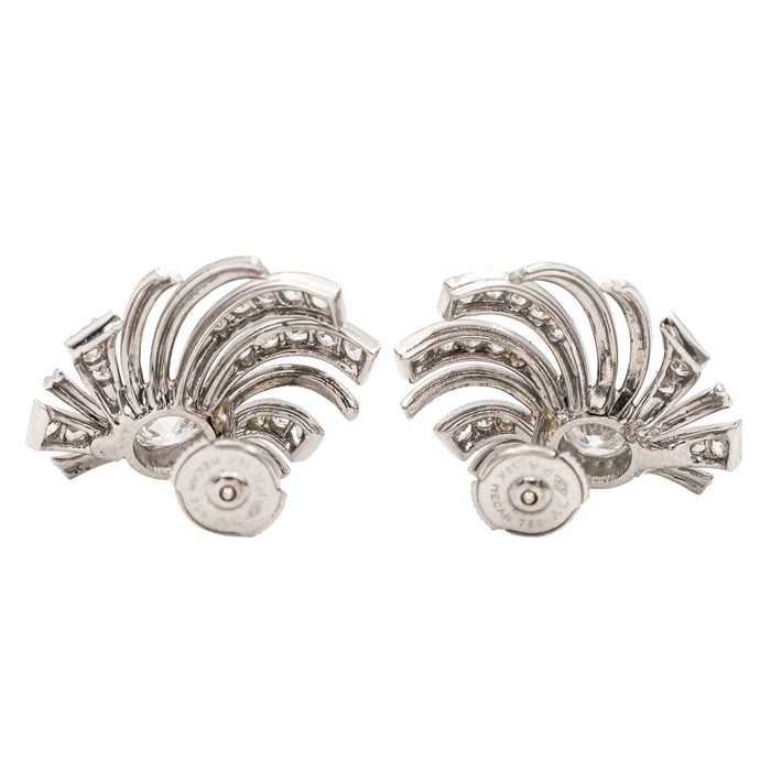 Boucles d'oreilles Boucles d'oreilles Or blanc Diamant 58 Facettes 2308535CN