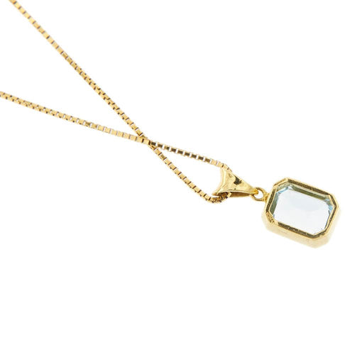 Collier Collier avec pendentif et topaze 58 Facettes 17210