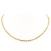 Necklace Twisted mesh necklace Yellow gold 58 Facettes 2283952CN