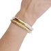 Bracelet Deux Bracelets joncs en or. 58 Facettes 32923