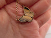 Van Cleef & Arpels Lucky Alhambra Yellow Gold Tiger Eye Necklace 58 Facettes 251004