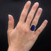 Ring 50 Lapis lazuli and old gold ring 58 Facettes 22-366